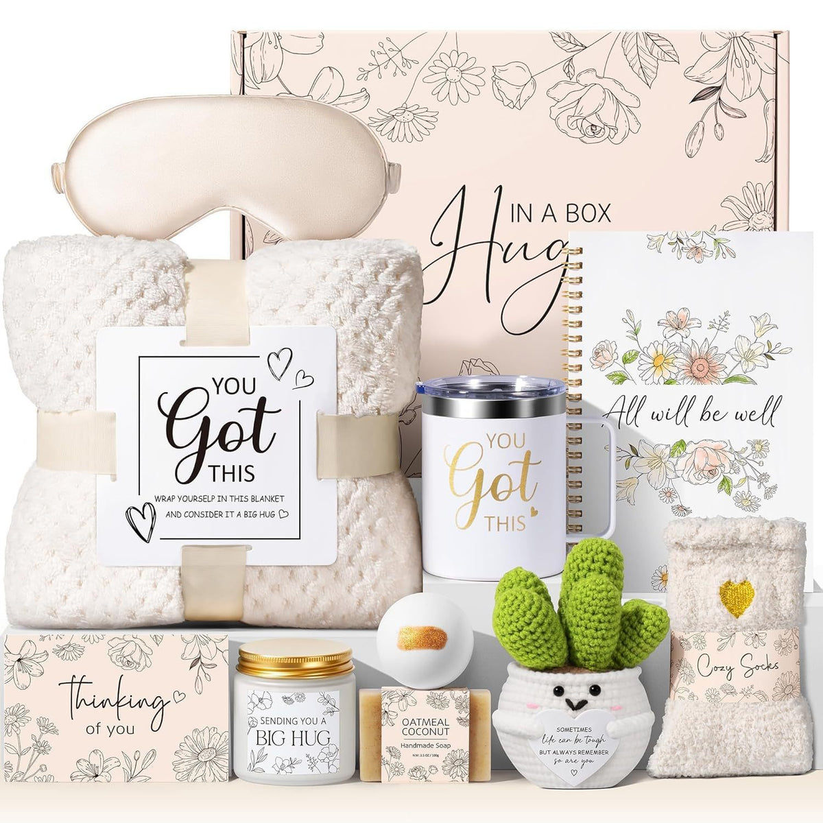 “Not a Day Over Fabulous” Spa & Birthday Gift Box – Candle, Mug, Blanket & Self‑Care Set, view 13