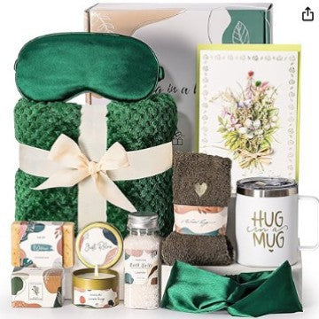 “Not a Day Over Fabulous” Spa & Birthday Gift Box – Candle, Mug, Blanket & Self‑Care Set, view 19