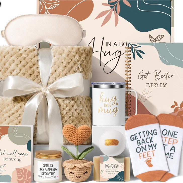 “Not a Day Over Fabulous” Spa & Birthday Gift Box – Candle, Mug, Blanket & Self‑Care Set, view 16