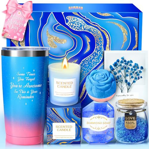 Jasmine Spa Gift Basket – 7‑Piece Candle & Self‑Care Set for Women