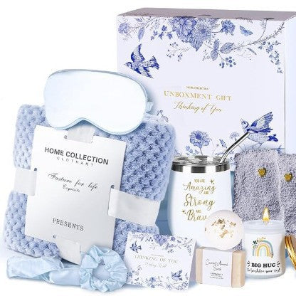 “Not a Day Over Fabulous” Spa & Birthday Gift Box – Candle, Mug, Blanket & Self‑Care Set, view 21