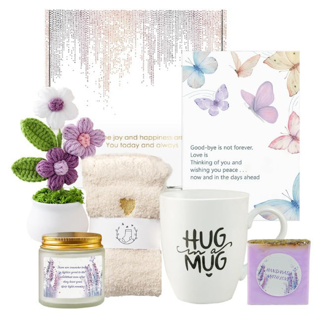 “Not a Day Over Fabulous” Spa & Birthday Gift Box – Candle, Mug, Blanket & Self‑Care Set, view 23