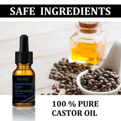 Eyebrows Natural Thick Slender Curl Curl Moist Natural Castor Oil Growth Liquid Serum Extension Eyelash Female Makeup Product