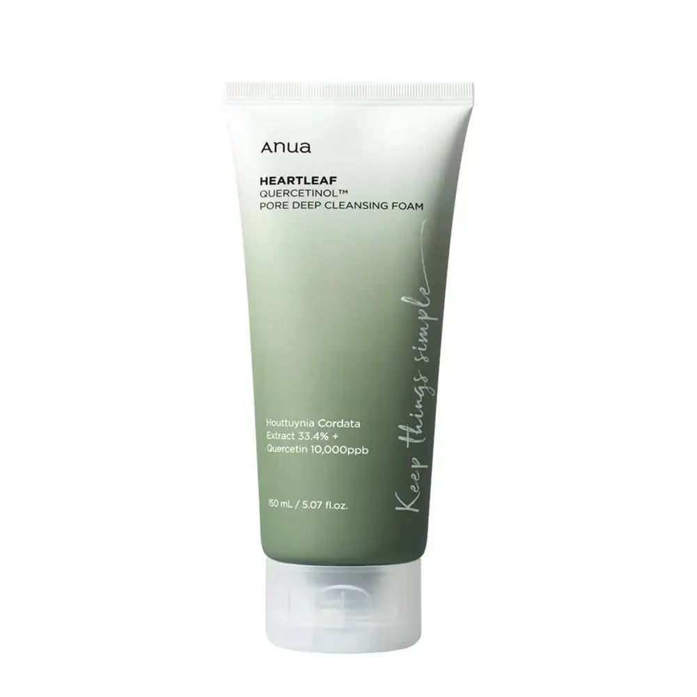 Anua Heartleaf Oil Facial Cleanser - Original Korean Formula for Moisturizing and Soothing Skin Care with Oil Control