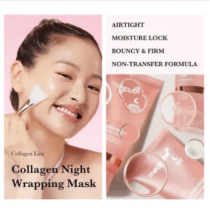 Medicube Collagen & Ampoule; PDRN Skincare – Night Wrapping Mask, PDRN Ampoule, Collagen Essence