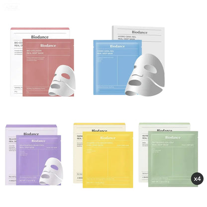 Biodance Bio-Collagen Deep Hydrating Gel Mask, Nighttime Moisturizing, Shrinking Pores, Improving Elasticity, Deep Hydration