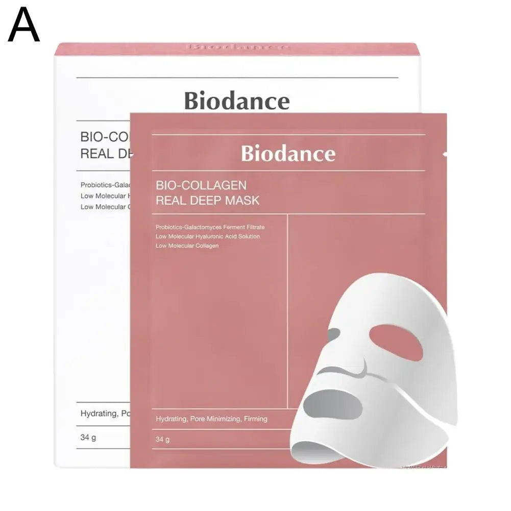 Biodance Bio-Collagen Deep Hydrating Gel Mask, Nighttime Moisturizing, Shrinking Pores, Improving Elasticity, Deep Hydration