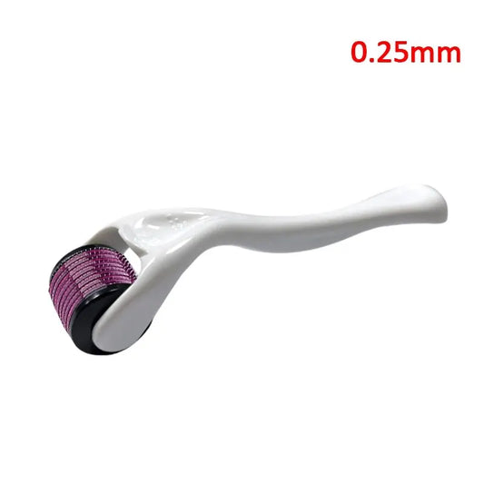 540-Needle Derma Roller for Facial and Body Hair Growth - Micro Needling Tool with 0.2mm, 0.25mm, and 0.3mm Needles