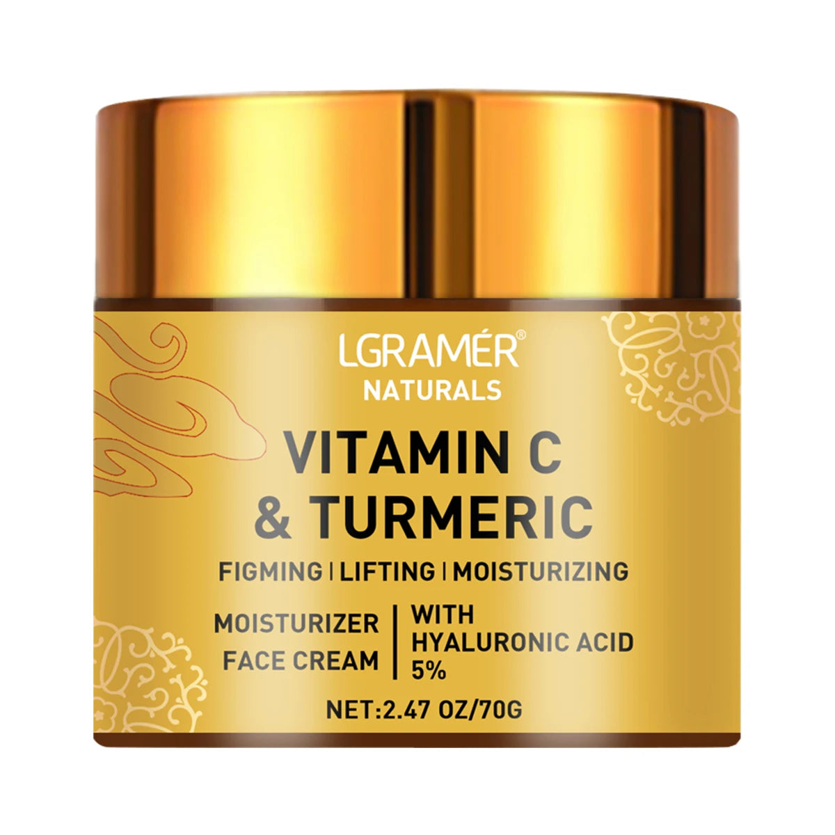 Turmeric Vitamin C Face Cream Retinol Moisturizing Firming Hyaluronic Lightening Repairing Smooth Skincare Whitening Creams