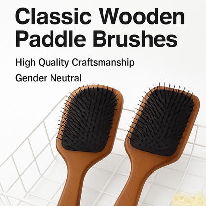 Aveda Air Cushion Comb, Airbag Massage Wooden Comb, Women's Home Use, Mini, In Stock, Raw Wood, Factory Direct Hair Care