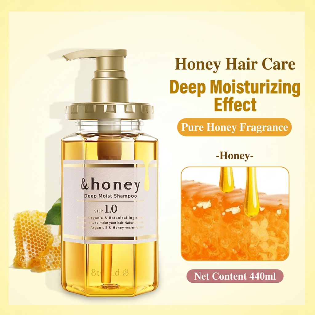&honey Japanese Honey Shampoo & Treatment – Deep Moist & Color Care (440–445 ml), view 11