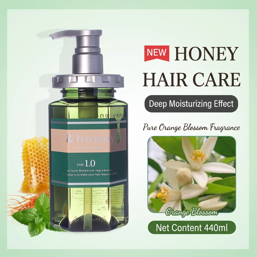 &honey Japanese Honey Shampoo & Treatment – Deep Moist & Color Care (440–445 ml), view 15
