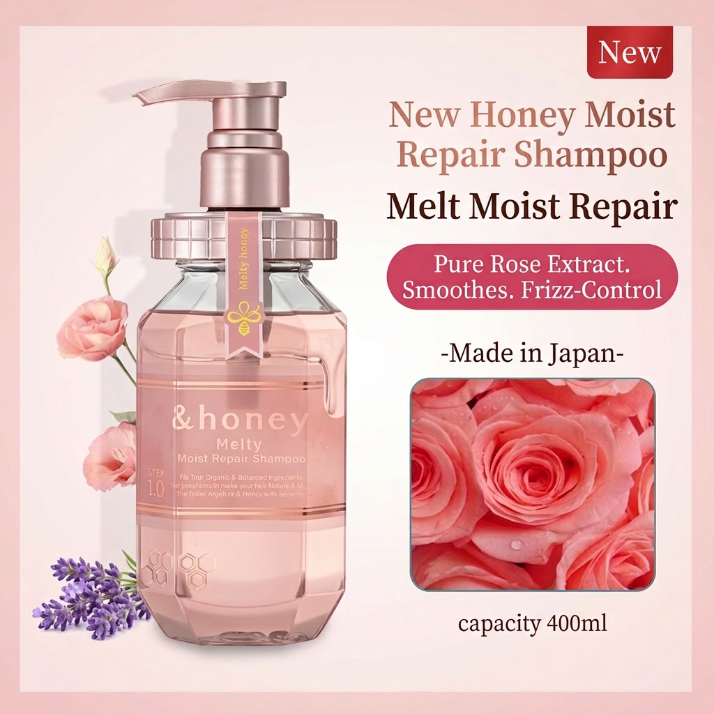 &honey Japanese Honey Shampoo & Treatment – Deep Moist & Color Care (440–445 ml), view 18