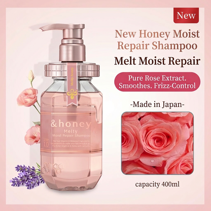 &honey Japanese Honey Shampoo & Treatment – Deep Moist & Color Care (440–445 ml)
