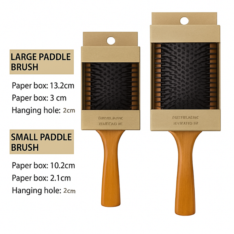 Aveda Air Cushion Comb, Airbag Massage Wooden Comb, Women's Home Use, Mini, In Stock, Raw Wood, Factory Direct Hair Care