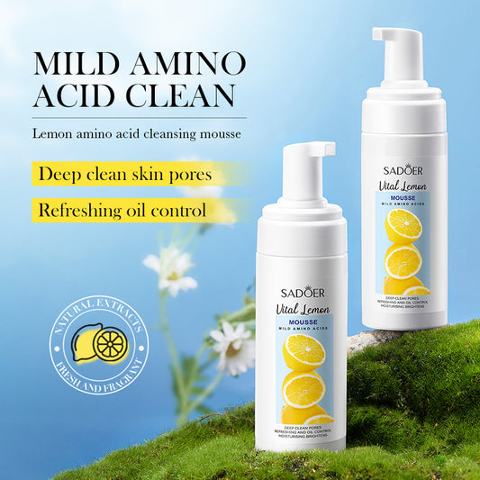 Sadoer Chlorophyll Amino Acid Cleansing Mousse – Gentle Foaming Face Wash for Combination Skin (Multiple Variants), view 2