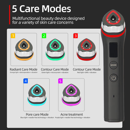 Multifunctional Beauty Massager with Light Therapy