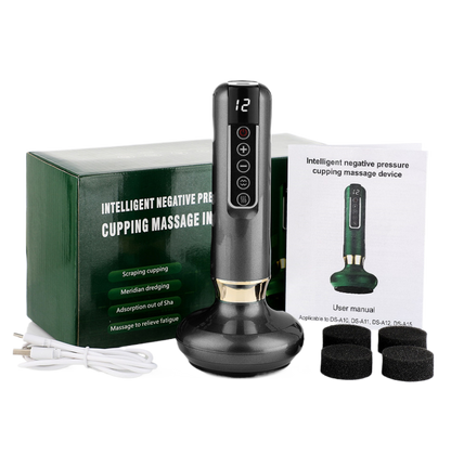 Electric Cupping Therapy Set – Heated Massage & Suction Recovery Kit