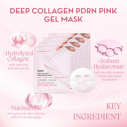 Collagen Polypeptide Hydrating Facial Masks – Multi‑Benefit Sheet Mask Set