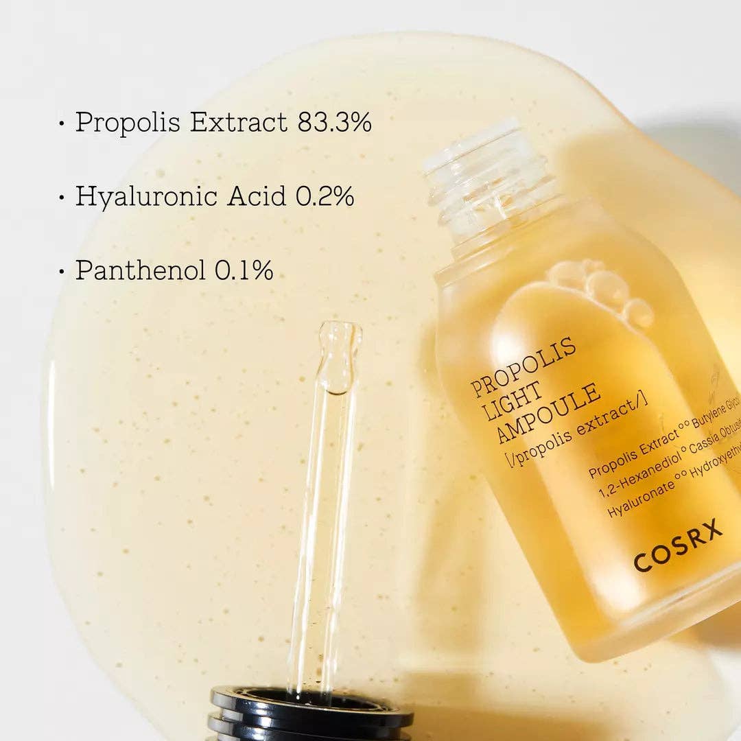 COSRX Full Fit Propolis Light Ampoule 30ml – Glow-Boosting Hydrating Ampoule