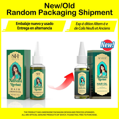 Ayurvedic Hair Growth Oil India Adivasi Organic Hair Growth Serum Anti Hair Loss Fast Regrowth Thicken Oils Hair Growth Products