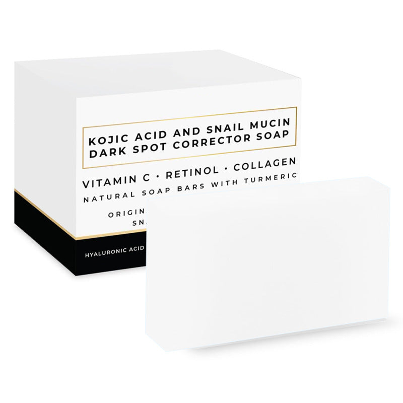 Turmeric Kojic Acid Brightening Soap – Handmade Herbal Bar with Snail & Bamboo Charcoal, view 11