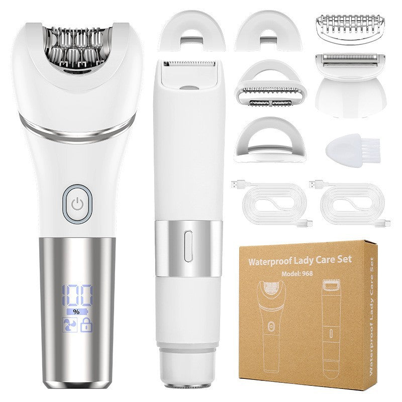 7-in-1 Waterproof Electric Hair Removal Kit – Face, Body & Bikini Trimmer, view 25