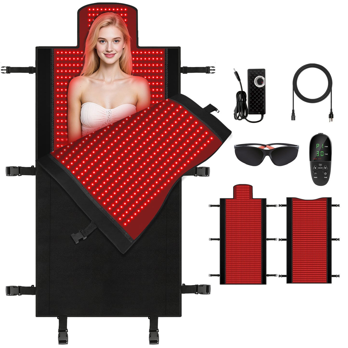 Infrared Full-Body Heating Recovery Mat – 42°C Red Light Therapy