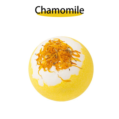 100g Organic Bath Gift Natural Mini Handmade Bathing Foot Spa Bomb Rich Essential Oils Moisturizing Dry Skin Relaxing Scent