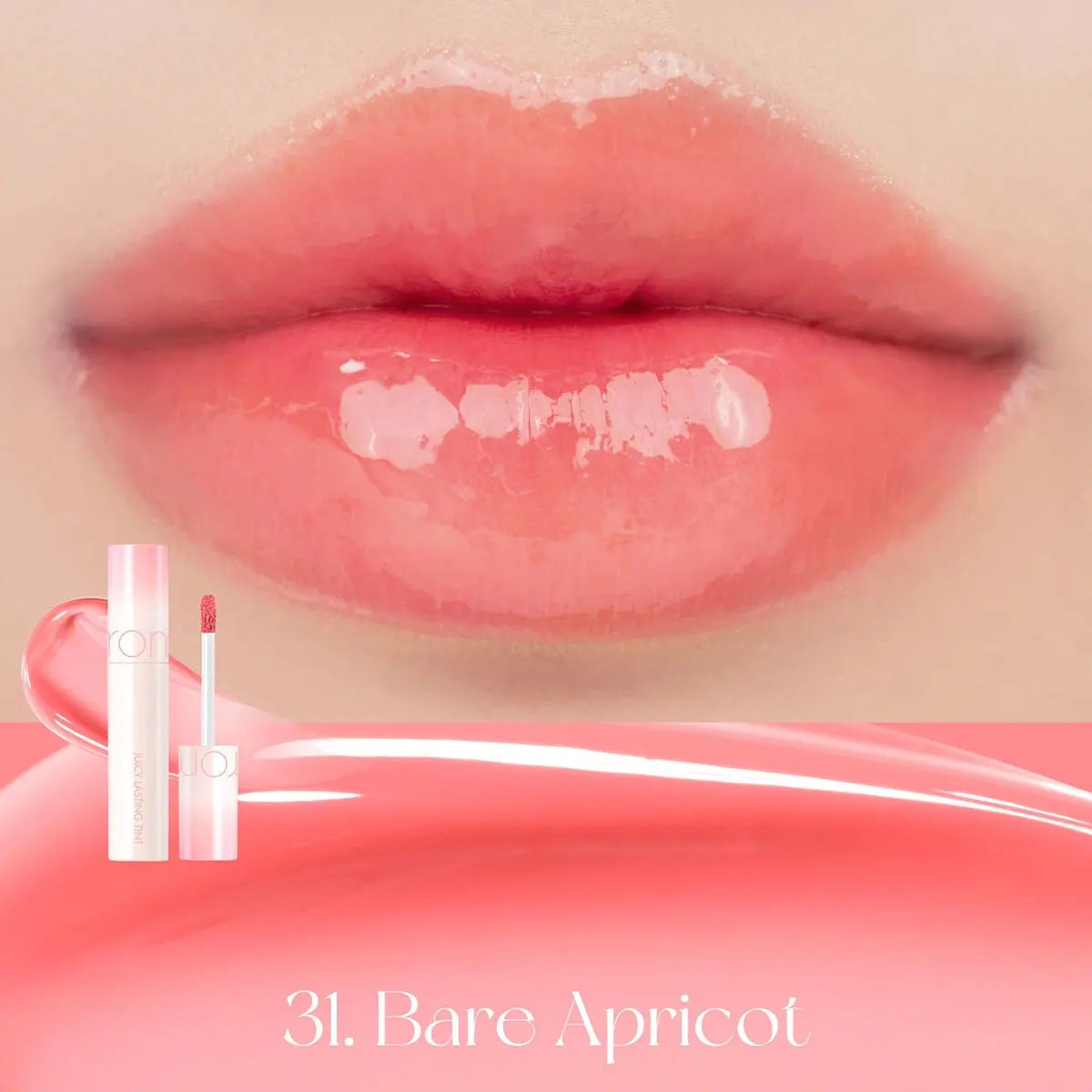 rom&nd JUICY LASTING TINT-7 Shades,Mirror-Like Finish,Glass Lip Effect,Gradient Lip-Friendly,K-Beauty,Korean Makeup,Seasonal