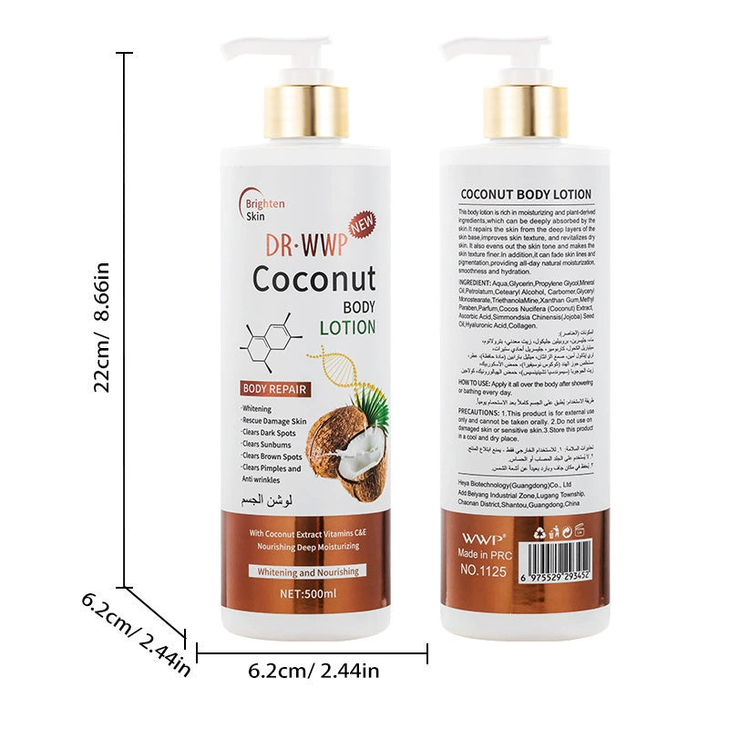 DR-WWP Brightening Body Lotion Collection – 500ml Hydrating & Tone-Evening Lotions, view 14