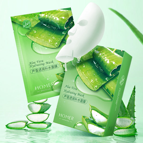Aloe Vera Hydrating Sheet Mask – After-Sun Soothing & Brightening Mask (25ml)