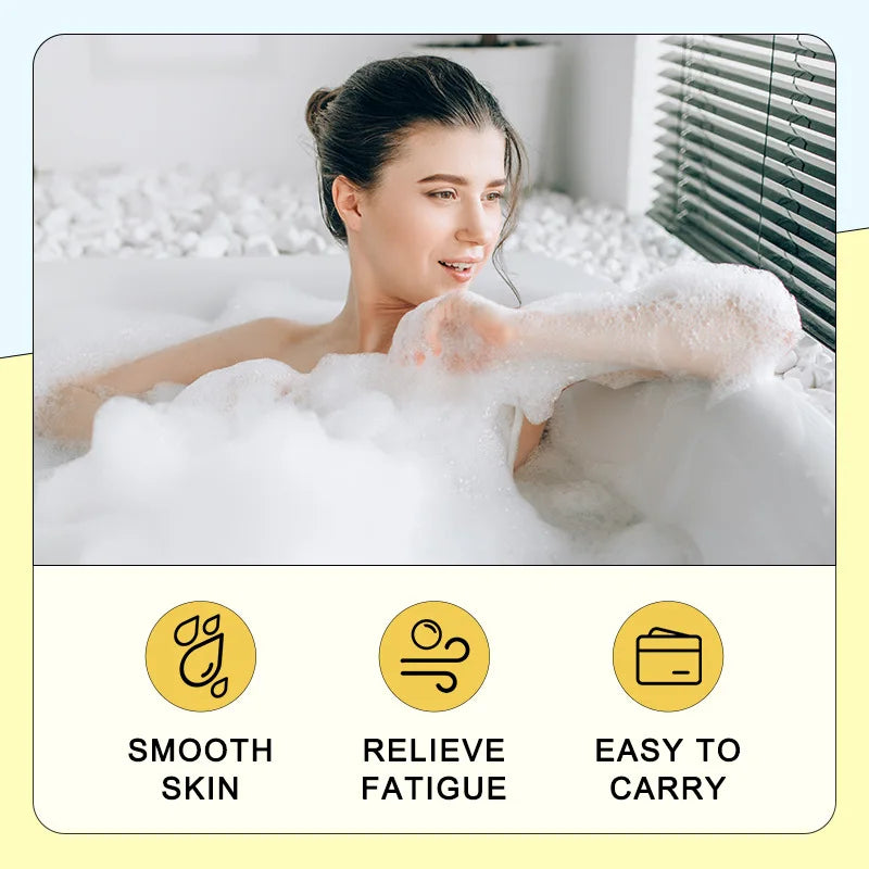 100g Organic Bath Gift Natural Mini Handmade Bathing Foot Spa Bomb Rich Essential Oils Moisturizing Dry Skin Relaxing Scent