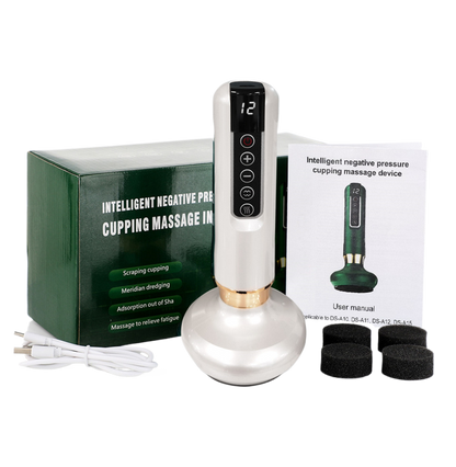 Electric Cupping Therapy Set – Heated Massage & Suction Recovery Kit