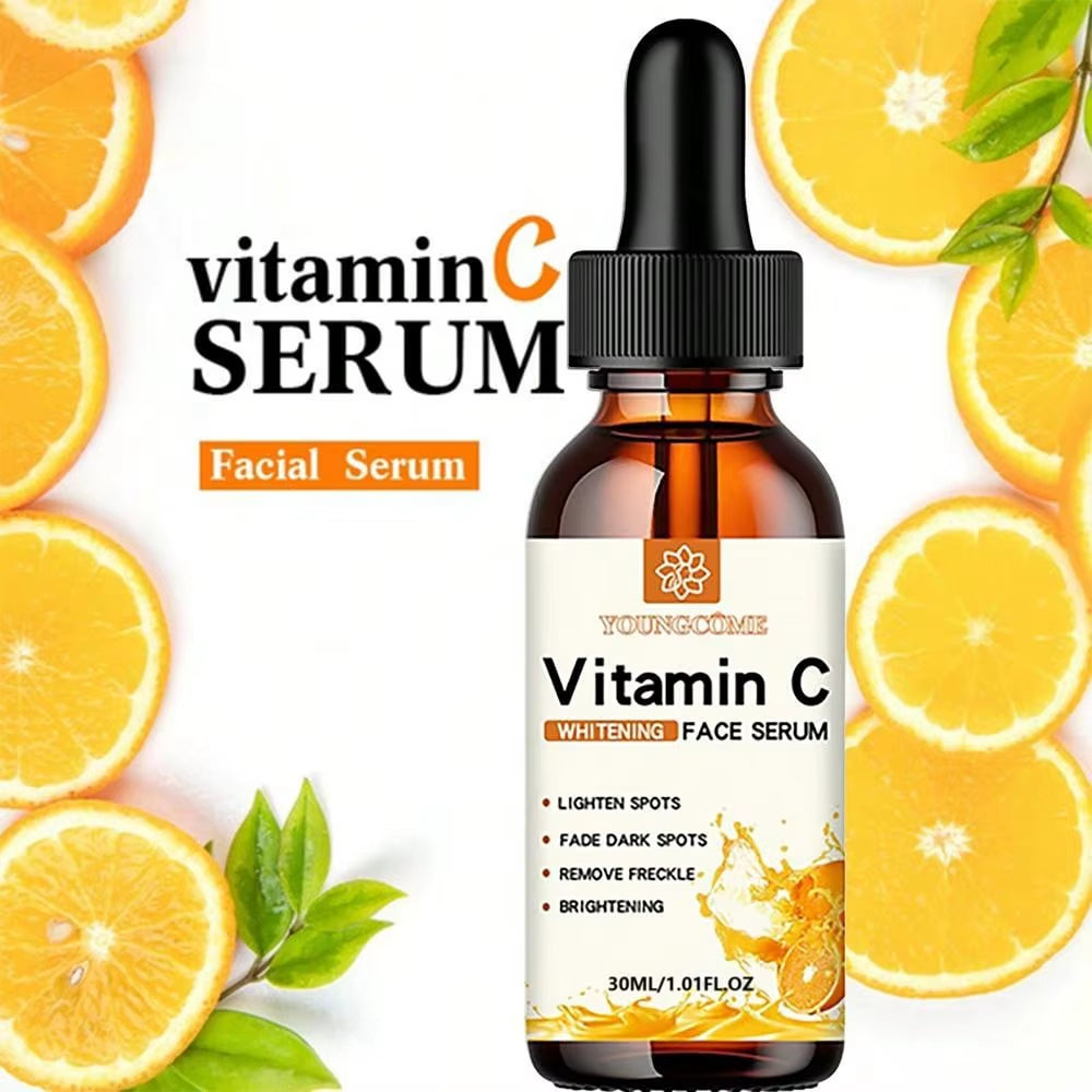 Vitamin C Facial Essence with Hyaluronic Acid - Dark Spot Remover and Anti-Aging Moisturizer for Skin Repair, 30ml