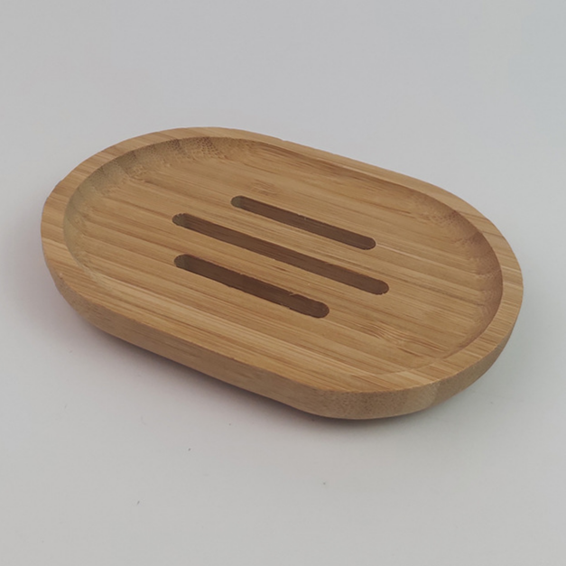 Bamboo Soap Dish – Hollow Drainage Holder for Longer-Lasting Bars, view 6