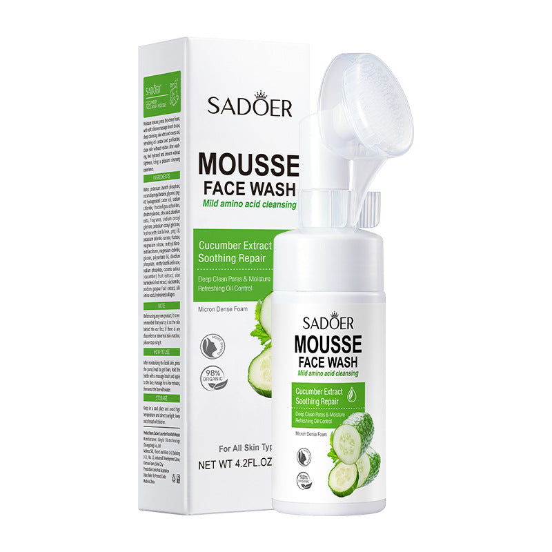 Sadoer Chlorophyll Amino Acid Cleansing Mousse – Gentle Foaming Face Wash for Combination Skin (Multiple Variants), view 8