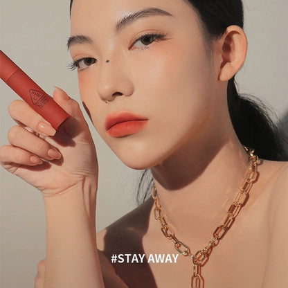 [ClearanceSale]3CE Blurring Liquid Lip Stay Away,Soft Mousse Texture,Smooth&Non-Drying,Party&Date Makeup,K-Beauty,Korean Makeup