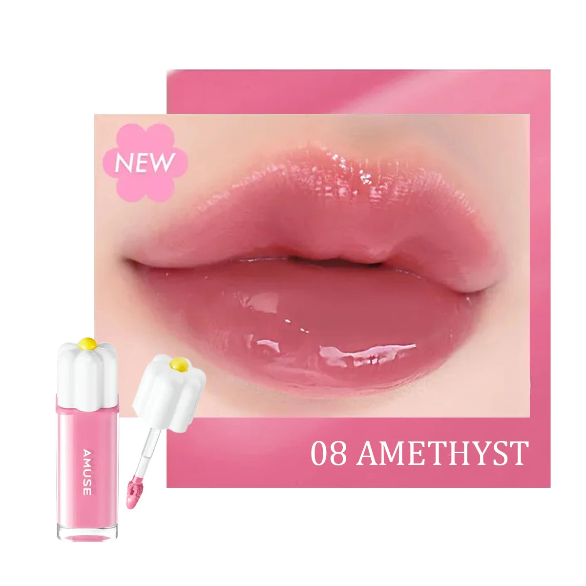 [ClearanceSale] AMUSE DEW TINT,Dewy/Watery Texture,Lightweight&Non-Sticky,Glossy Finish,Natural Dewy Look,K-Beauty,Korean Makeup