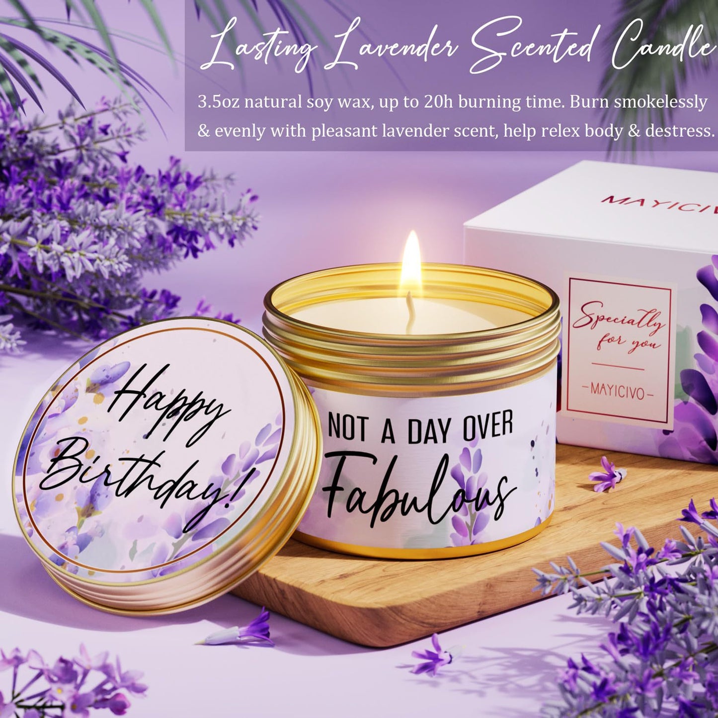 Luxury Bath Gift Set with Eye Mask ? Lavender, Sea, Rose Relaxation Kit for Self-Care Gifts