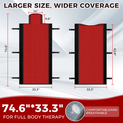 Infrared Full-Body Heating Recovery Mat – 42°C Red Light Therapy