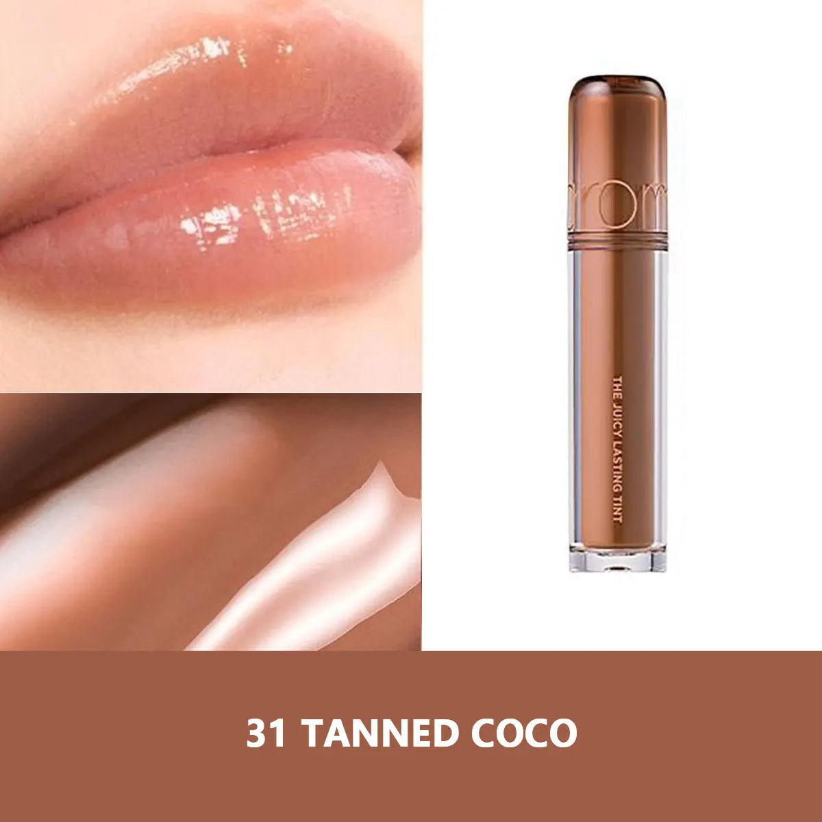 rom&nd THE JUICY LASTING TINT-10 Shades,Mirror Shine Finish,Long-Lasting Pigmentation,Winter Luxury,Party,K-Beauty,Korean Makeup