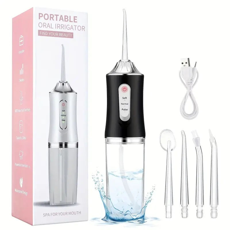 Portable Dental Irrigator – Rechargeable Water Flosser with 3 Modes & Multiple Nozzles, view 12