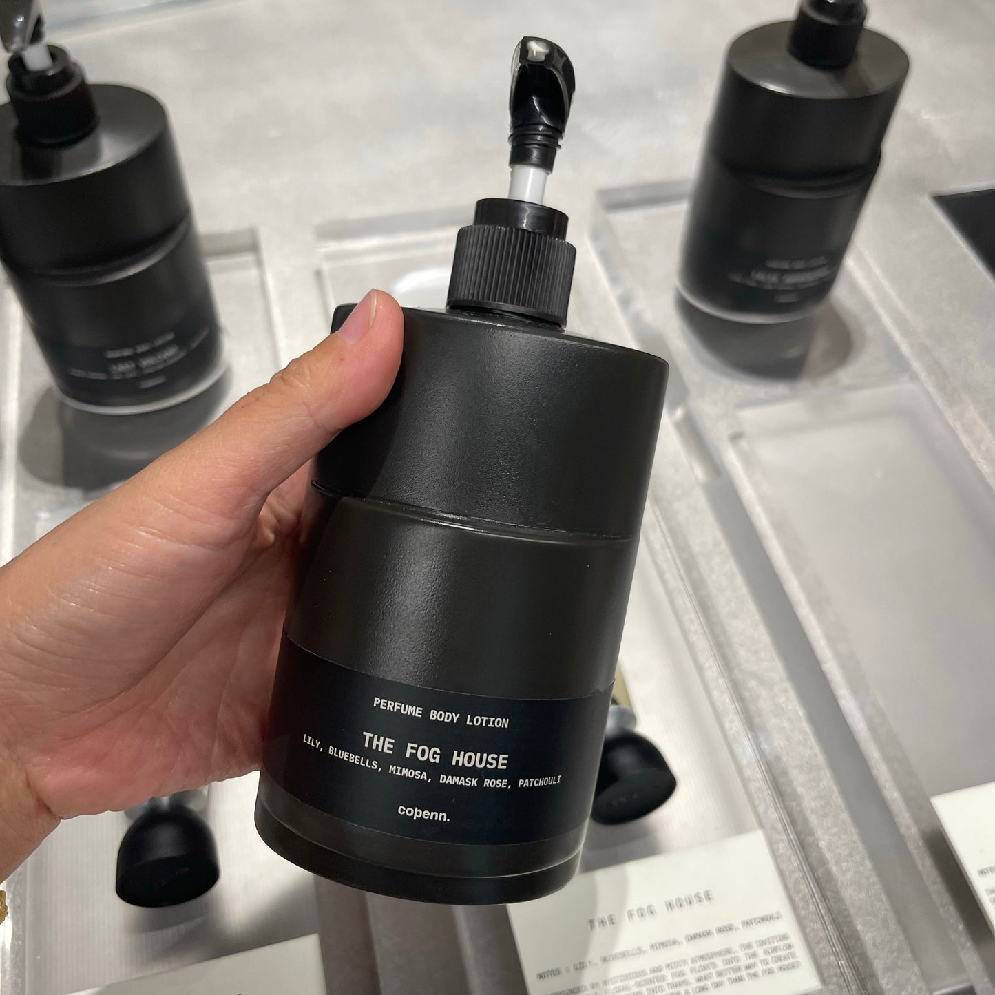 Shower gel and Moisturizer