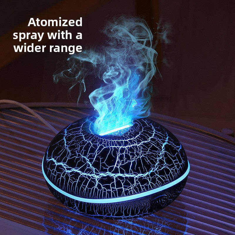 Aroma Diffuser – Simulated Flame Ultrasonic Humidifier (200 ml)
