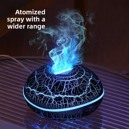 Aroma Diffuser – Simulated Flame Ultrasonic Humidifier (200 ml)