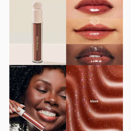 Rare Beauty Shimmer Lip Gloss – Hydrating Pearlescent Shine (3.3ml)
