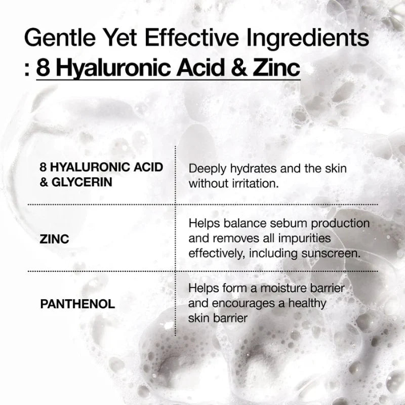 Anua 8 Hyaluronic Acid Hydrating Gentle Foaming Cleanser 150Ml