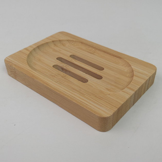 Bamboo and Wood Soap Dish Storage Box