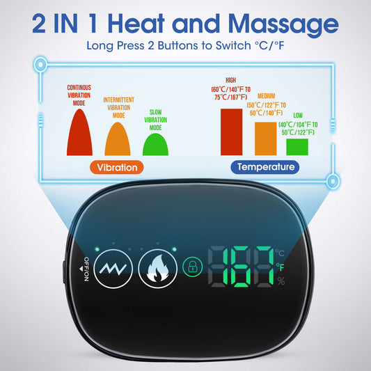 Electric Heating Shoulder Pad – Heat & Vibration Massage Wrap, view 2